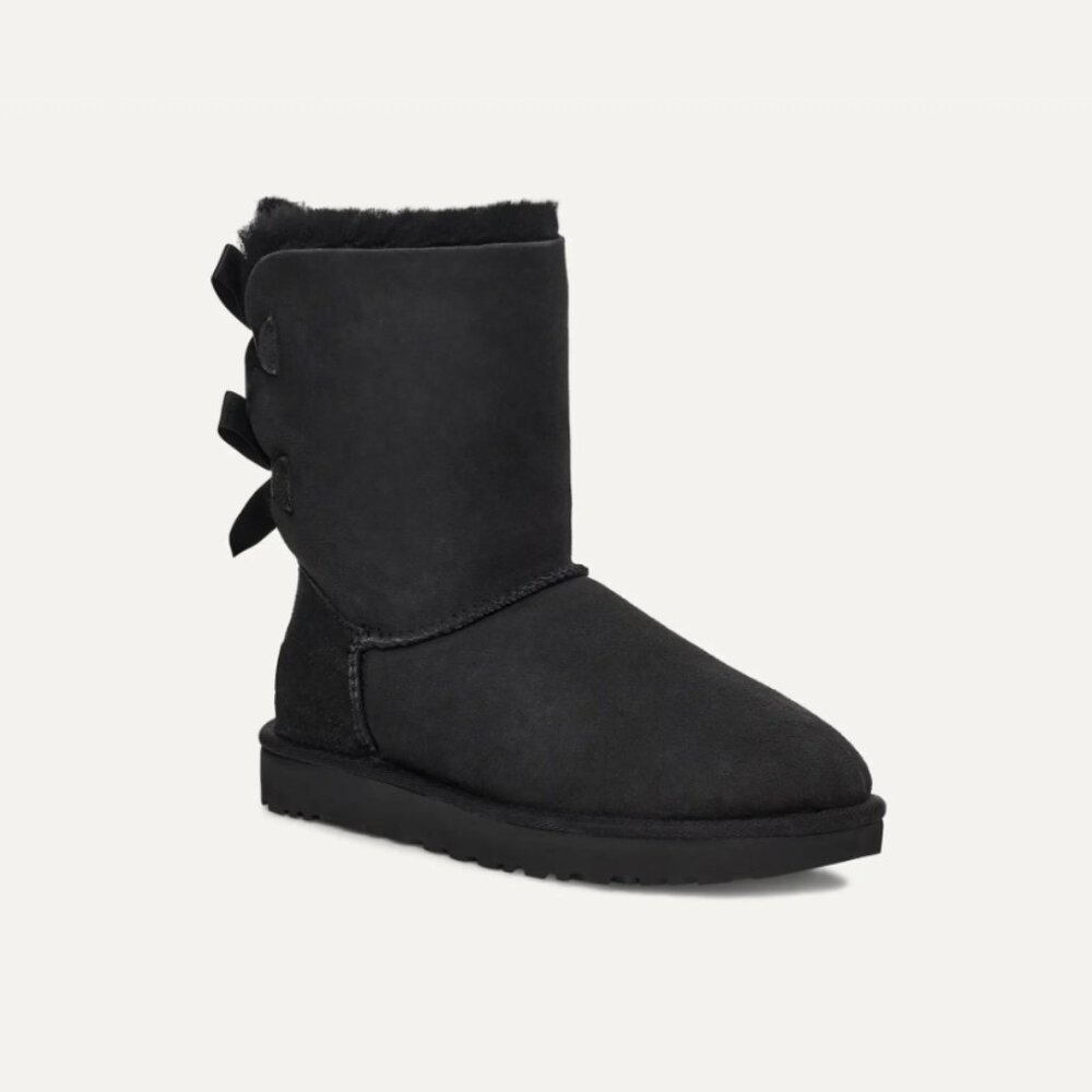 NWT Black Bailey Bow II Size 10 Women UGGS